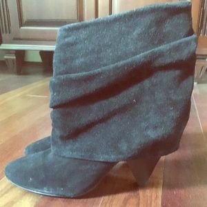 Steve Madden Folded Suede Booties